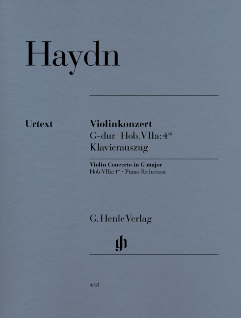 Concerto G Hob VIIa:4 (vl,pf)(Beyer)