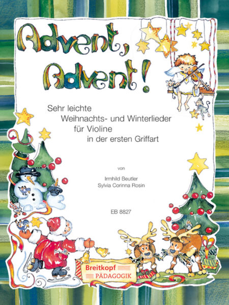 Advent, Advent! Sehr leichte Weihnachts- und Winterlieder (vl,vl/pf/gu)