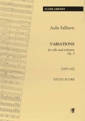Variations op 5 (vc,orch)(study score)