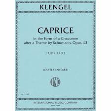 Caprice in the Form of a Chaconne after a Theme by Schumann op 43 (vc)