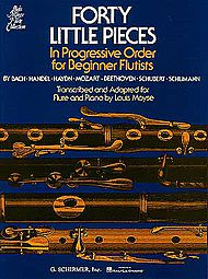 40 Little Pieces for Beginners (Moyse)(fl,pf)