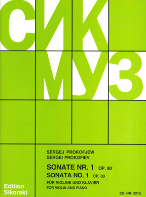 Sonata 1 f op 80 (Oistrah)(vl,pf)