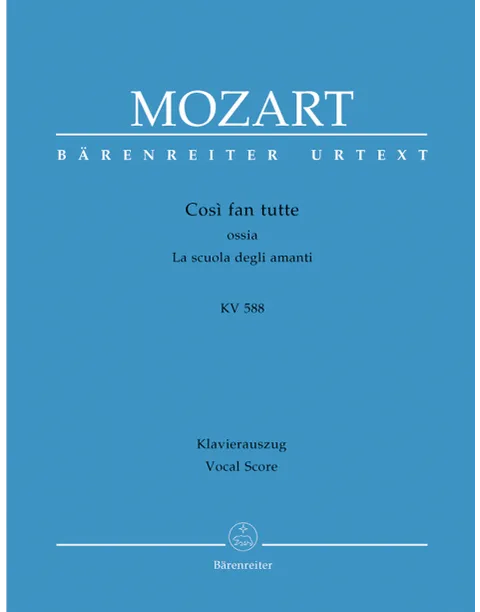 Cosi fan tutte (vocal score)
