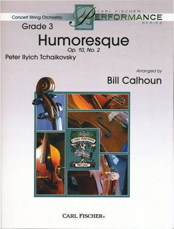 Humoresque (string orch,pf)(score,parts)