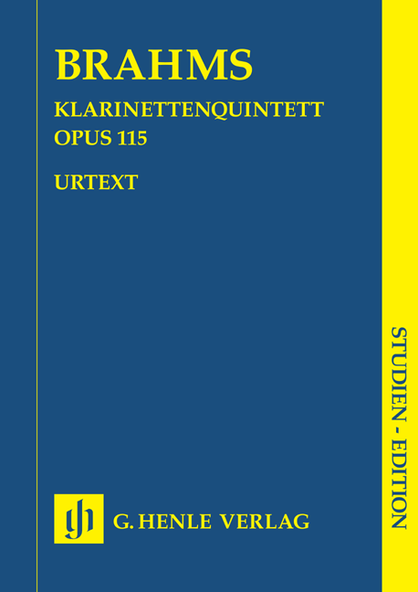 Quintet h op 115 (cl,2vl,vla,vc)(study score)