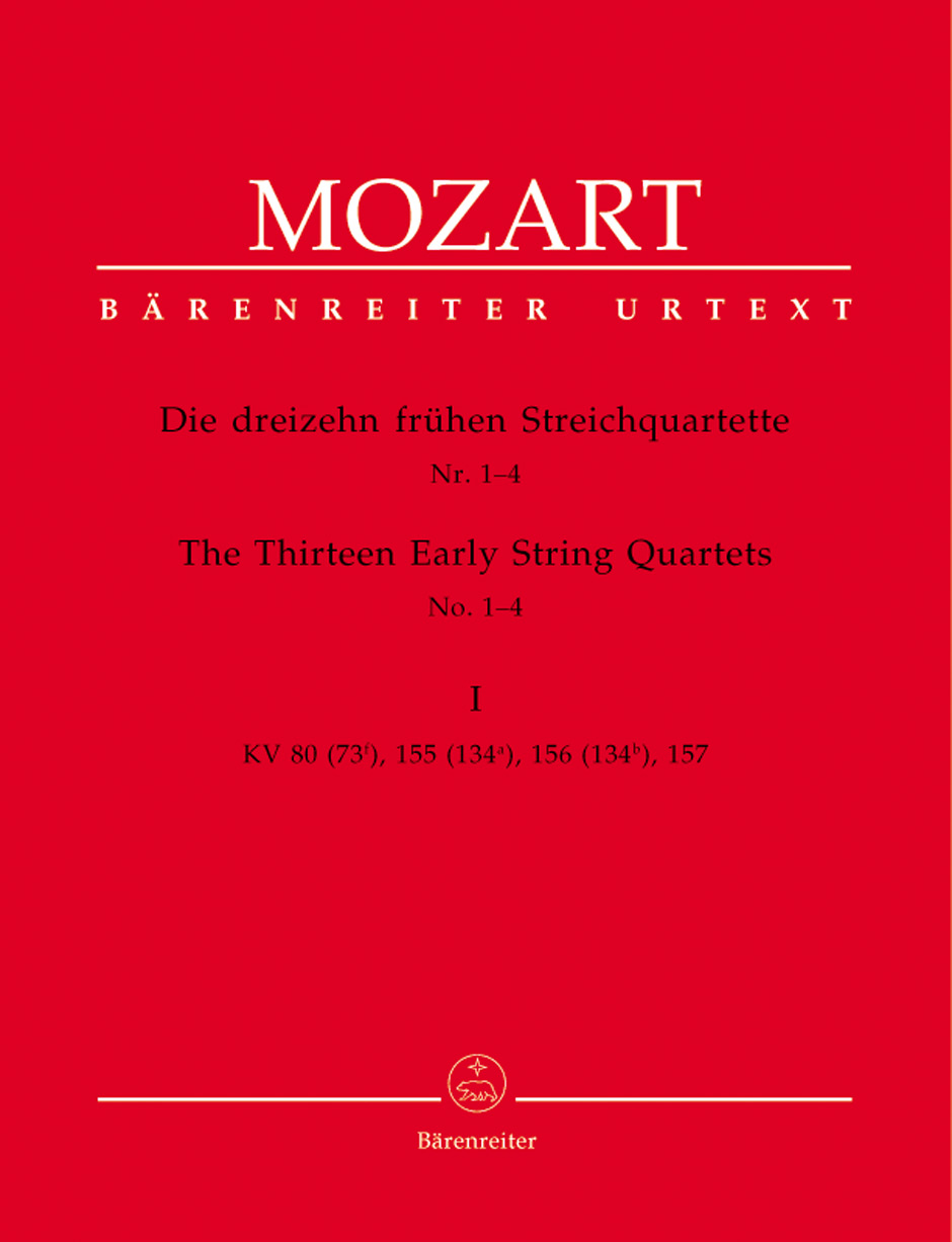 13 Early String Quartets 1 (1-4)(parts)