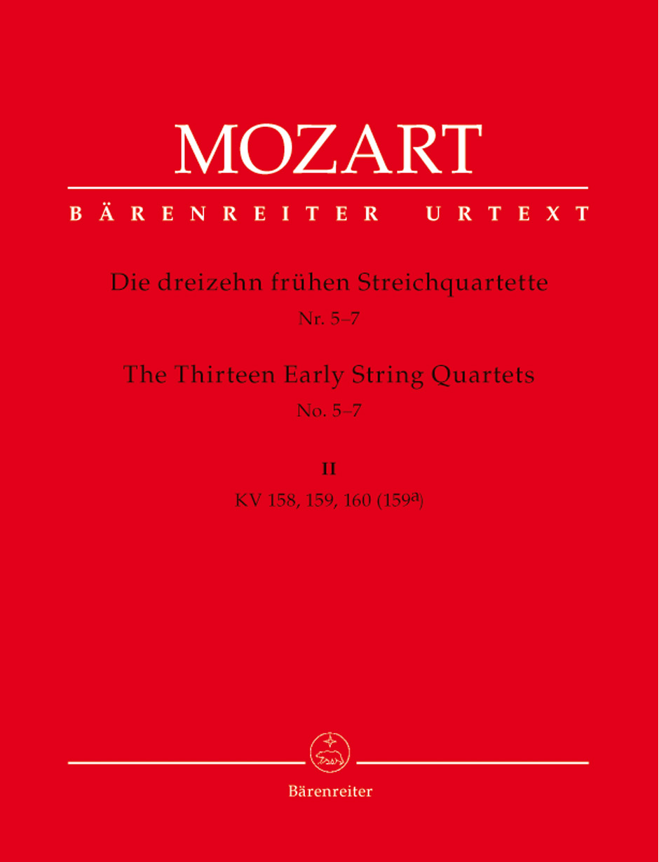 13 Early String Quartets 2 (5-7)(parts)
