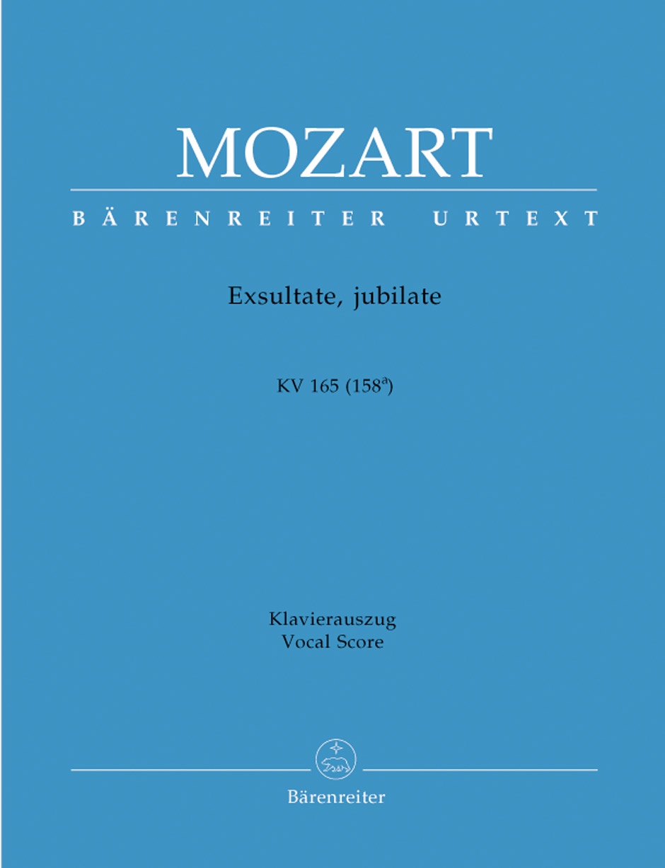 Exultate Jubilate KV 165(158a)(vocal score)