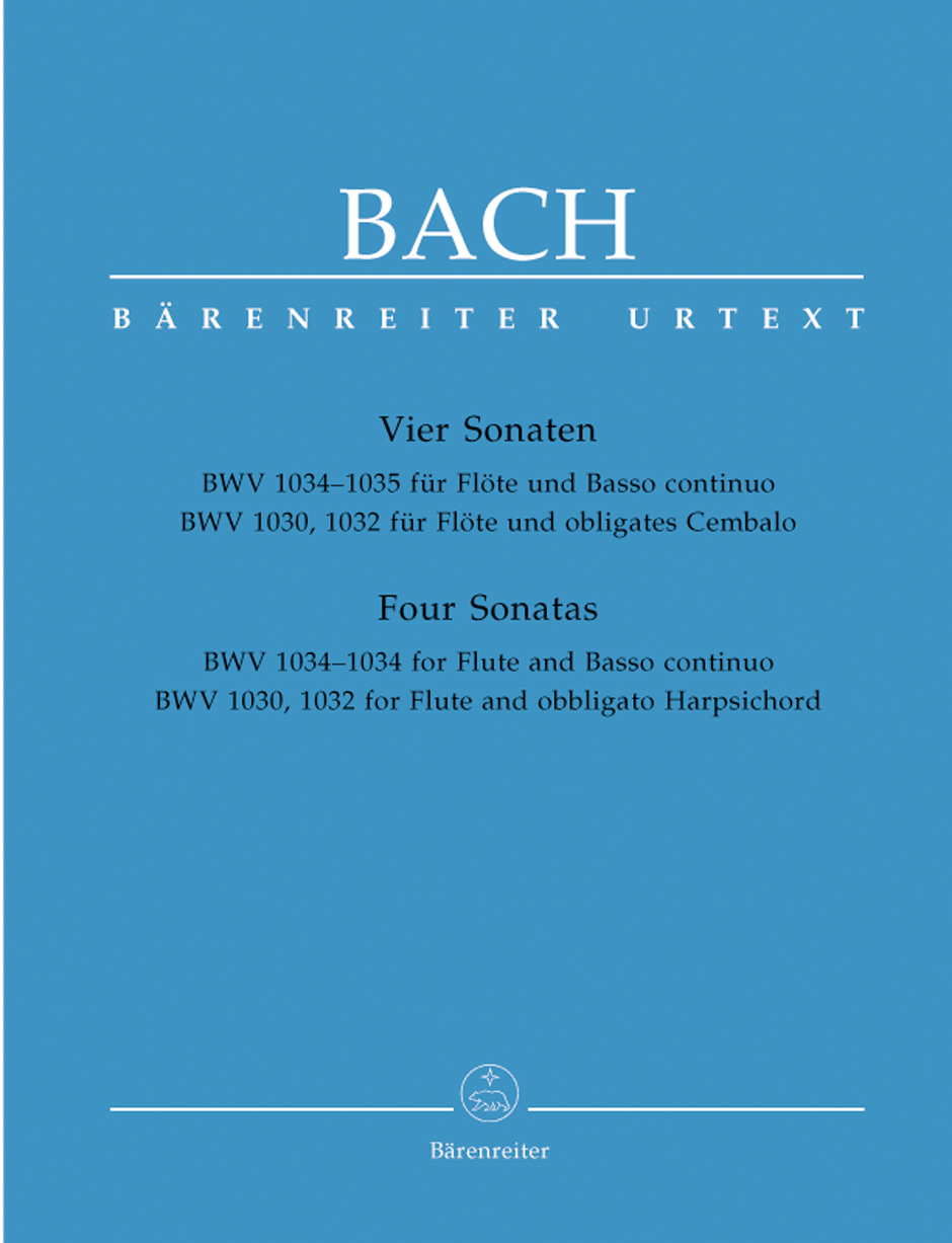Sonatas BWV 1030,1032,1034,1035 (fl,pf)