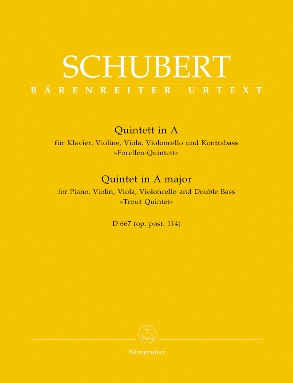 Quintet A "Forellen-Quintett"  (vl,vla,vc,cb,pf)