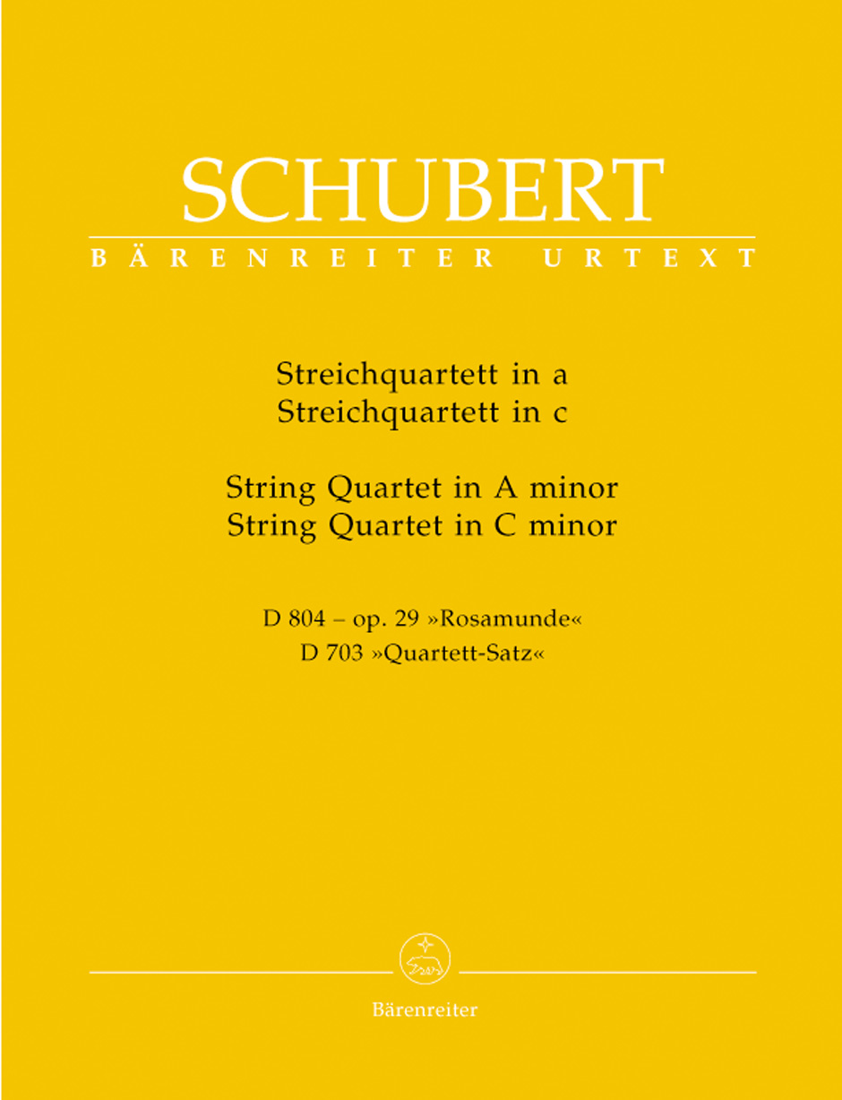 Quartet a D804 "Rosamunde" & Quartetsatz c D703