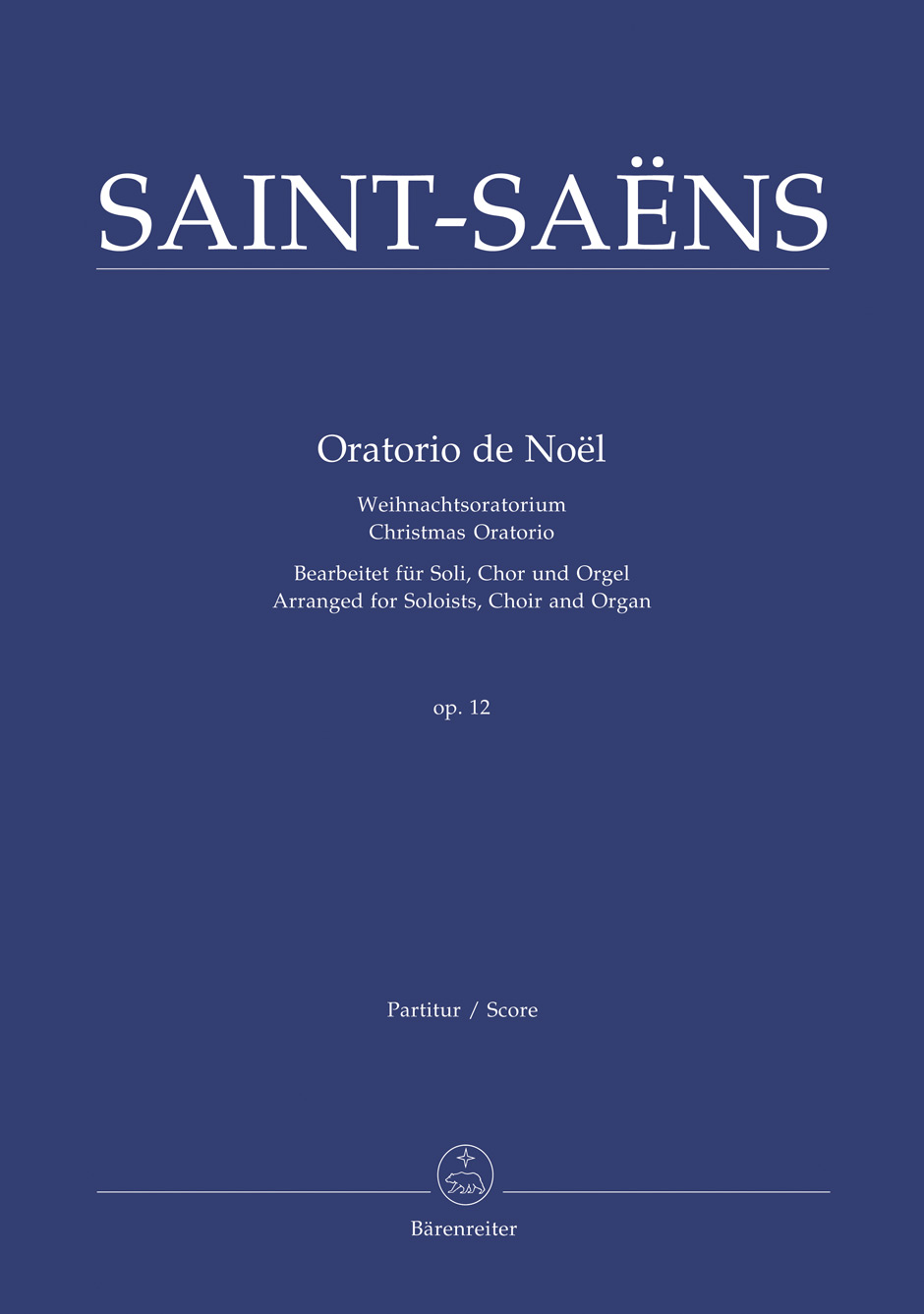 Oratorio de Noel op 12 (SATB,soli,org)
