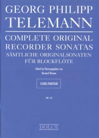Sonatas (Complete Original Recorder Sonatas)(fd,bc)