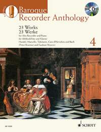 Baroque Recorder Anthology 4 (fda,pf)