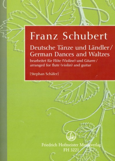 Deutsche Tänze und Ländler (Schäfer)(fl/vl,gu)