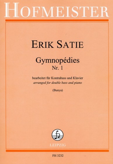 Gymnopédies 1 (arr.Bunya)(cb,pf)