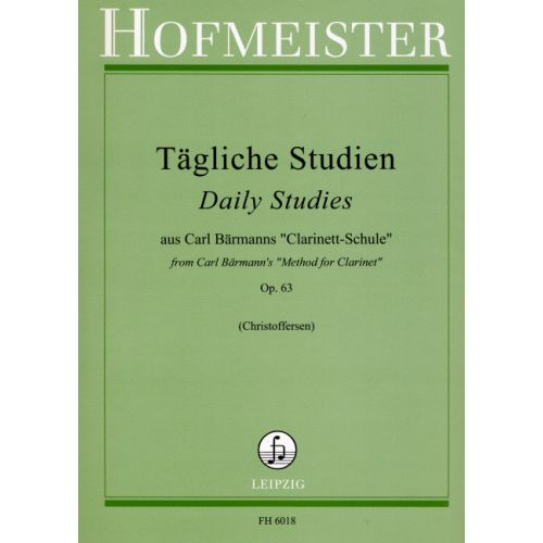 Tägliche Studien (aus Klarinett-Schule op 63)(cl)