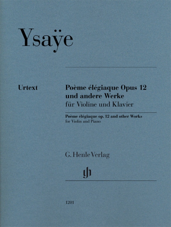 Poème élégiaque op 12 and other works (vl,pf)
