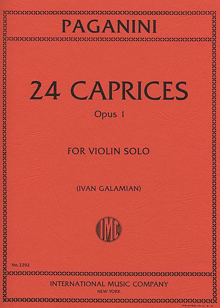 24 Caprices op 1 (Galamian)(vl)