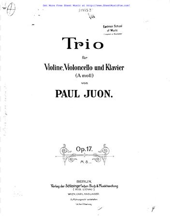 Trio op 17 (vl,vc,pf)