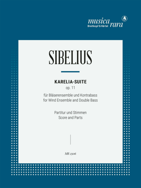 Karelia-suite op 11 (fl,ob,2cl,2fg,cor,cb)(score, parts)