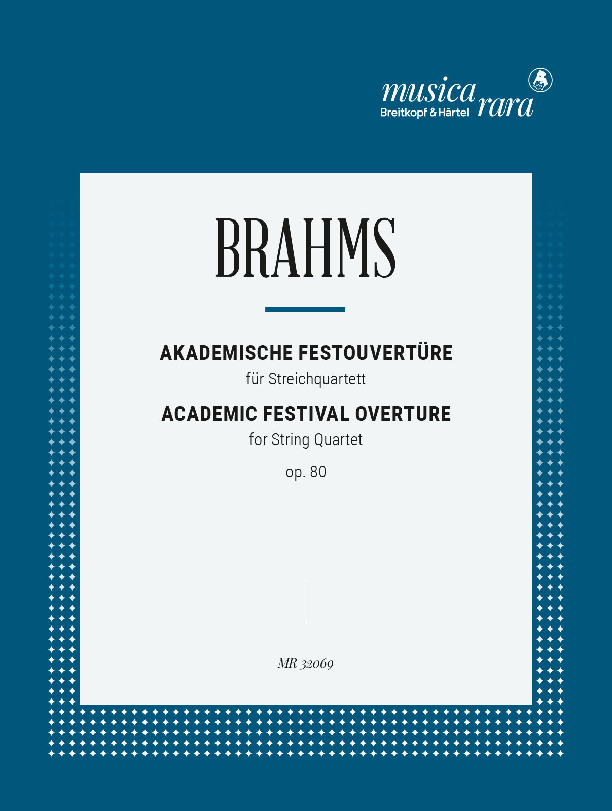 Academic Festival Overture op 80 (2vl,vla,vc)(score,parts)