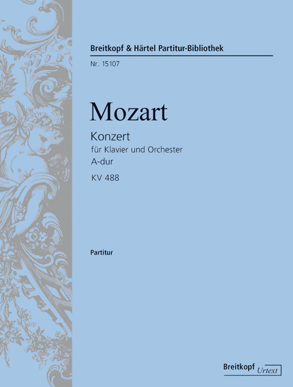Concerto A KV 488 (pf,orch)(study score)
