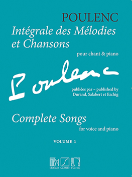 Integrale des melodies et chansons 1 (Complete Songs)(cto,pf)