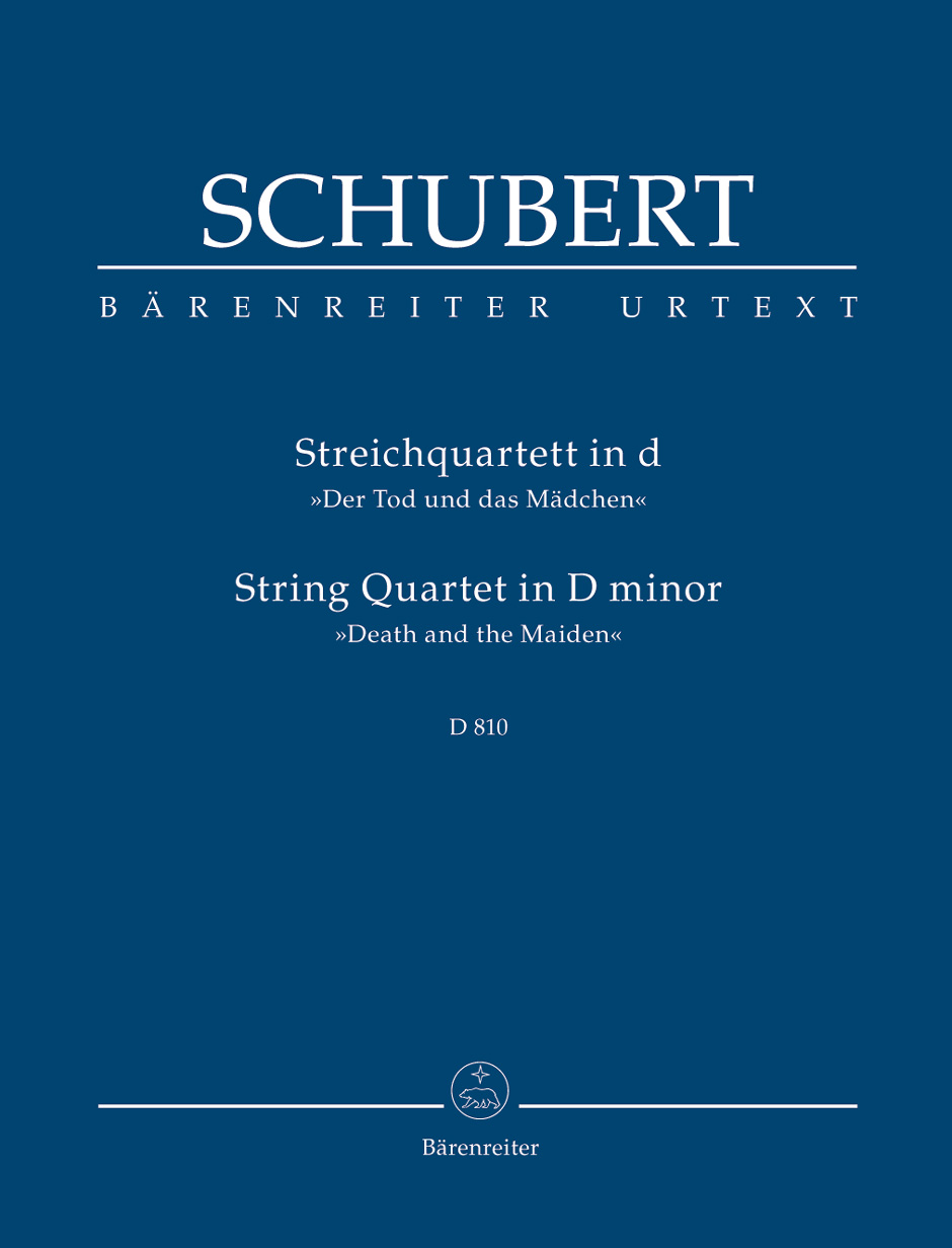 Quartet d D810 "Der Tod und das Mädchen"(study score)