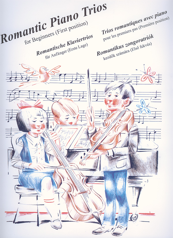 Romantic Piano Trios for Beginners (vl,vc,pf)(score,parts)