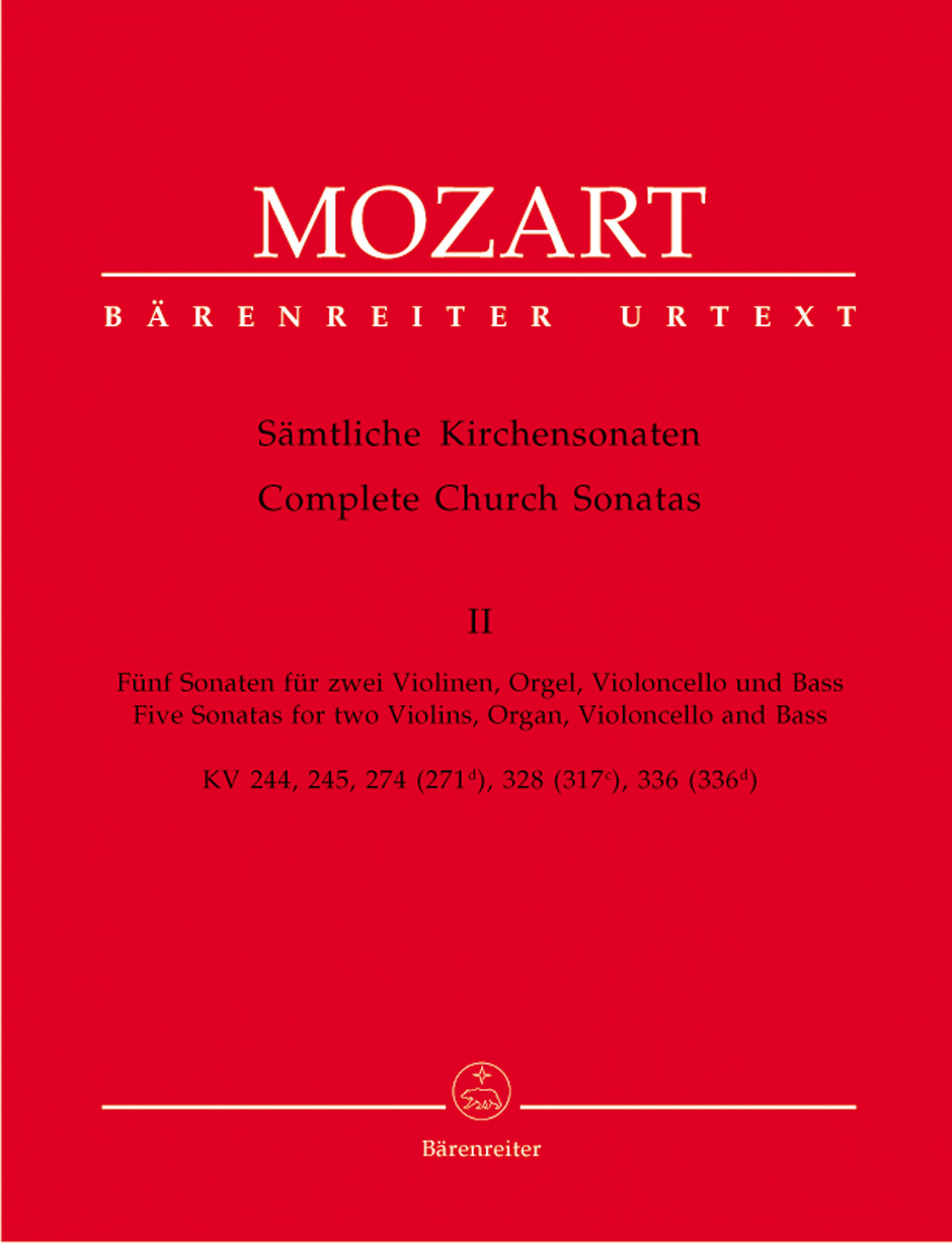 Church Sonatas 2 (2vl,org,vc/cb)