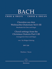 Choral settings from the Christmas Oratorio Part 1-3(SATB,org)
