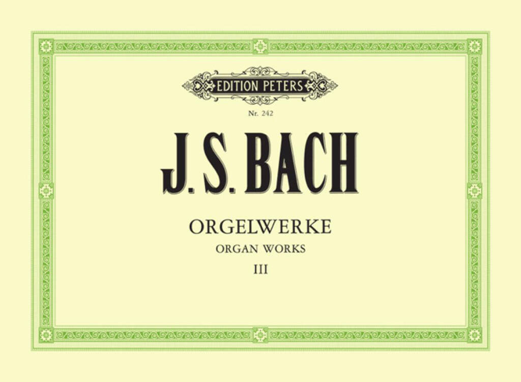 Orgelwerke 3 Urtext (Keller/Griepenkerl)(org)