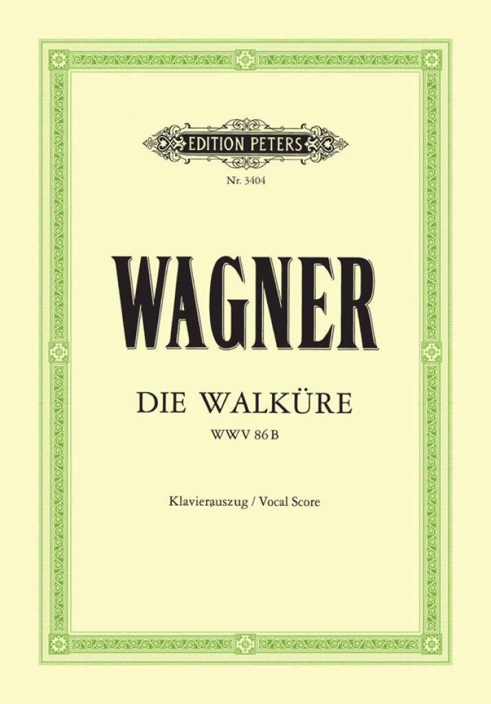 Walküre (Mottl)(vocal score)