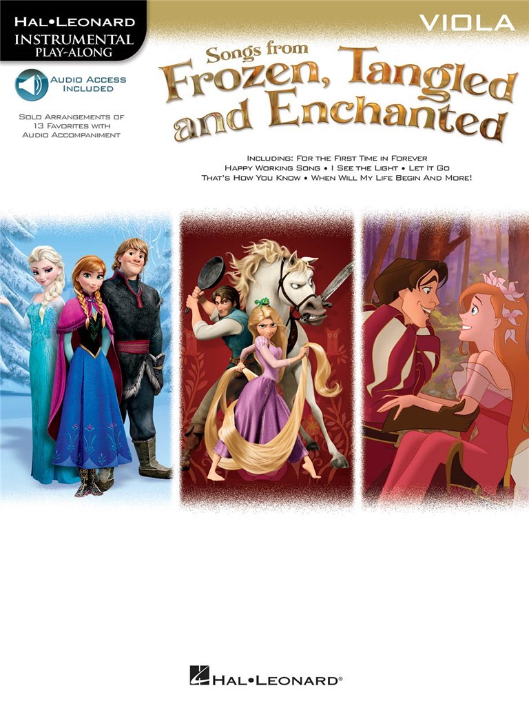 Songs from Frozen, Tangled and Enchanted (vla)