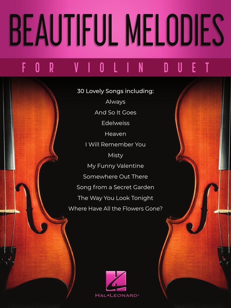 Beautiful Melodies for Violin Duets (2vl)