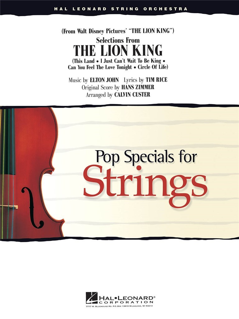 Lion King (selections)(str orch)