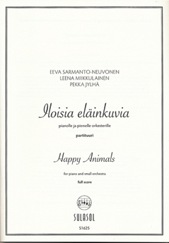 Iloisia eläinkuvia (arr.Jylhä)(pf,str)(parts)