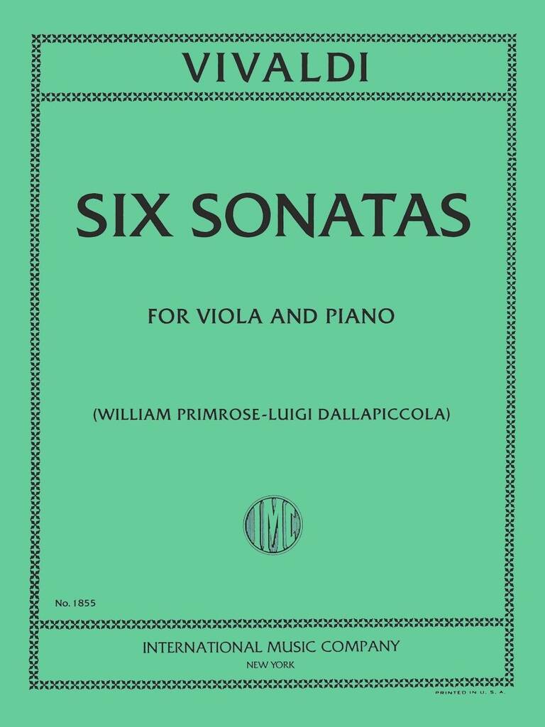 6 Sonatas (vla,pf)