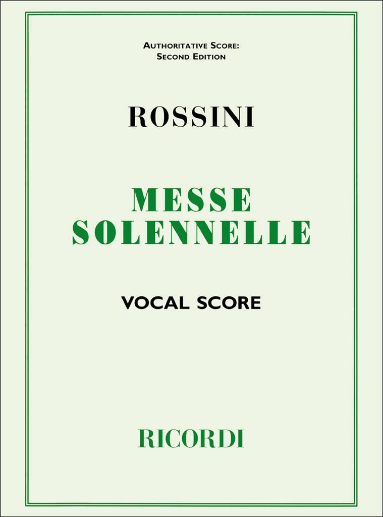 Petite Messe Solennelle (vocal score)(2nd edition)