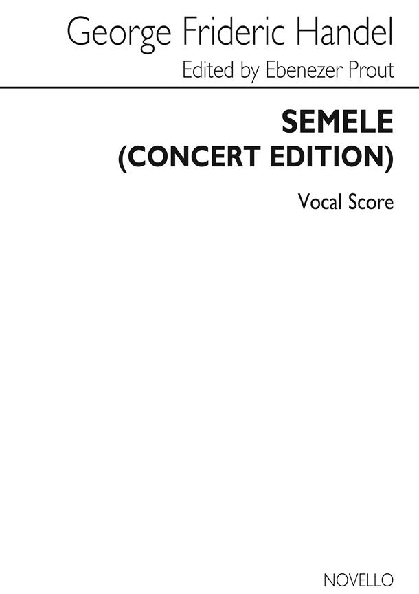 Semele (concert versio)(vocal score)