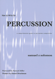 How to Write for Percussion (2nd Edition)(paperback)