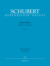 Stabat Mater in g D 175 (vocal score)