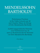 Performance Practices in the Violin Concerto op. 64 and Chamber Music for Strings (eng/ger)
