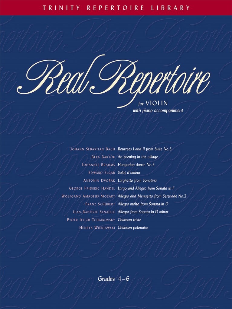 Real Repertoire for violin (vl,pf)