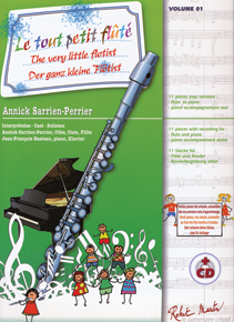 Tout petit flute - Very Little Flutist (fl,pf,CD)