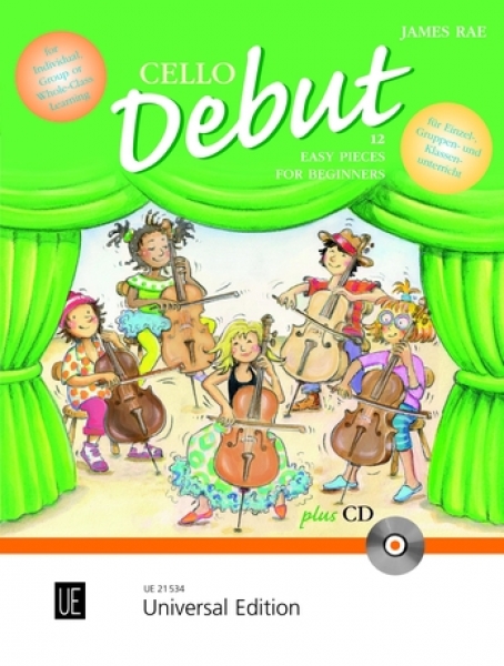 Cello Debut - 12 Easy Pieces for Beginners (vc+CD)