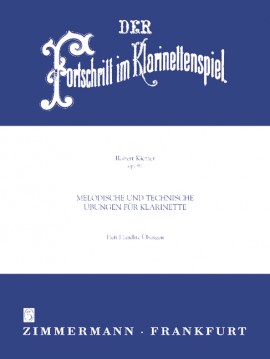 Vortschritt im Klarinettenspiel 1 op 91 (cl)